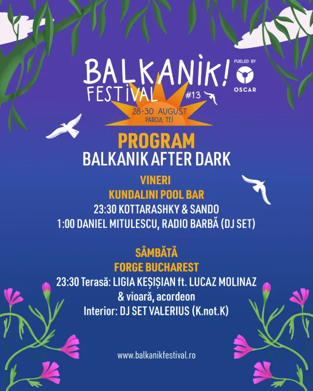 Flyer BALKANIK AFTER DARK @The Forge
