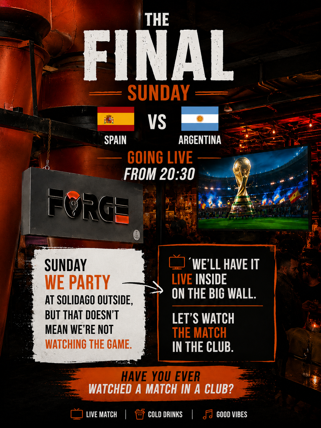 Flyer ⚽ THE FINAL IS HERE
