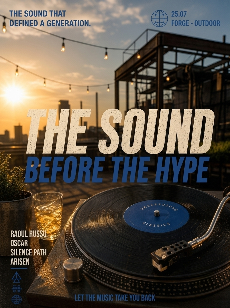 Flyer The Sound Before the Hype